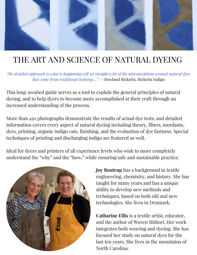 Art and Science of Natural Dyes back