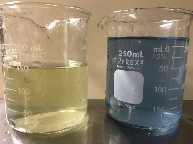 soak and rinse water